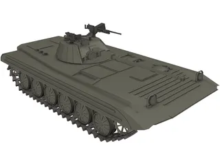 APC Tank 3D Model preview