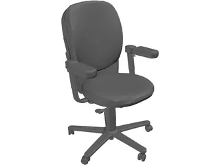 Office Chair 3D Model preview