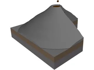 Volcano 3D Model preview