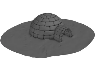 Igloo 3D Model preview