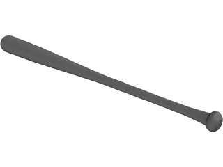 Baseball Bat 3D Model preview