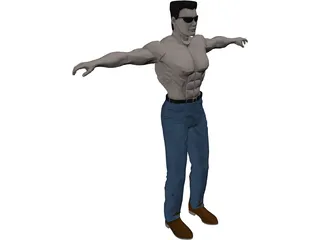 Man 3D Model preview