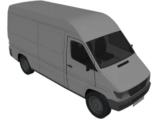 Mercedes-Benz Sprinter 3D Model preview