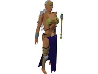 Witch Of Light 3D Model preview