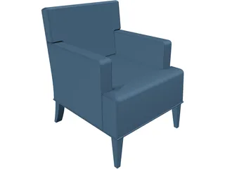 Chair Brentwood 3D Model preview