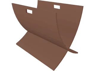 Magazine Holder 3D Model preview