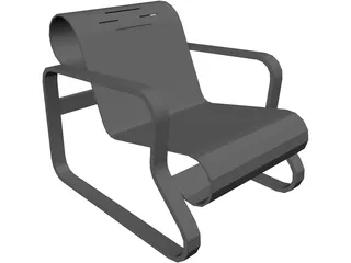 Chair Paemo 3D Model preview
