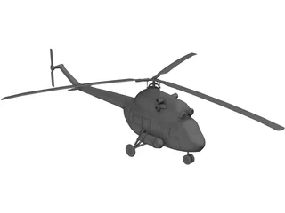 Mil Mi-2 Hoplite 3D Model preview