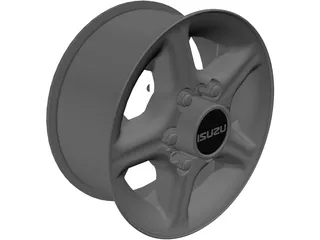 Wheel Isuzu 3D Model preview