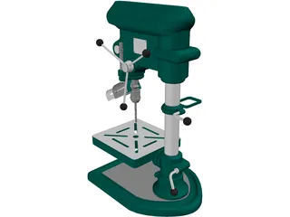 Drilling Machine 3D Model preview
