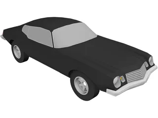Pontiac Firebird 3D Model preview