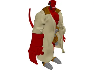 Hellboy 3D Model preview