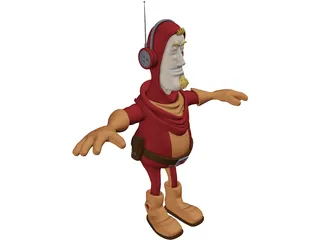 Jack Napalm 3D Model preview