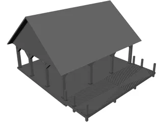 Park Pavillion 3D Model preview