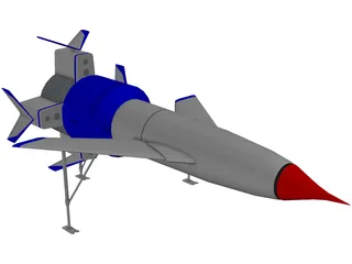 Thunderbird 3D Model preview