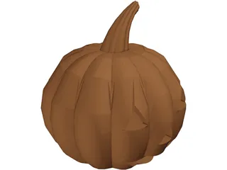 Jack-o-Lantern 3D Model preview