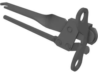 Can Opener 3D Model preview