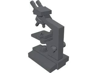 Microscope 3D Model preview