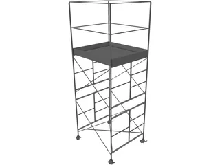 Rolling Tower 3D Model preview