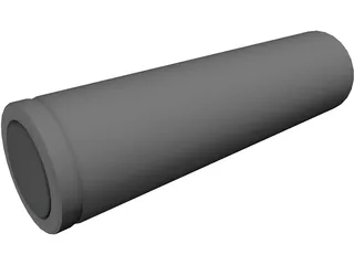 AA Battery 3D Model preview