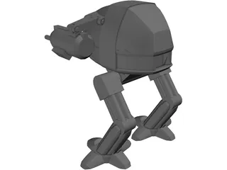 RoboCop Cyborg 3D Model preview