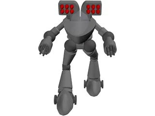 MECH Robot 3D Model preview
