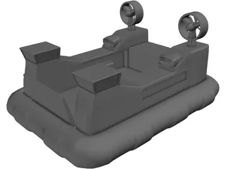 Hovercraft 3D Model preview