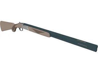 Shotgun (Over and Under) 3D Model preview