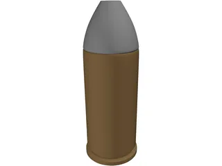 Bullet 9MM Government Edition 3D Model preview