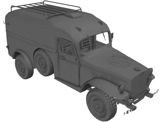 Ambulance 3D Model preview