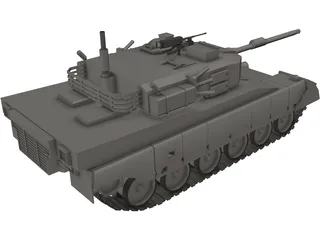 Tank Battle 3D Model preview