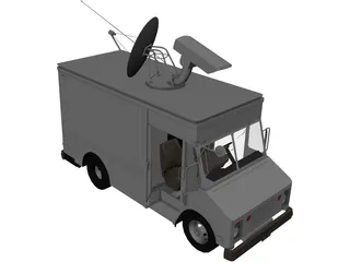 Chevrolet TV Van (1988) 3D Model preview