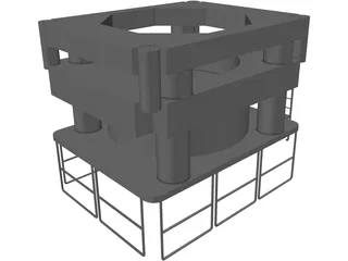 HCR2000 Casing Driver 3D Model preview