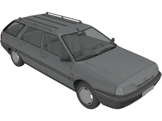 Renault 21 Nevada 3D Model preview