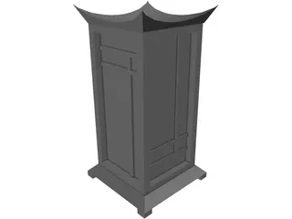 Lamp Oriental 3D Model preview