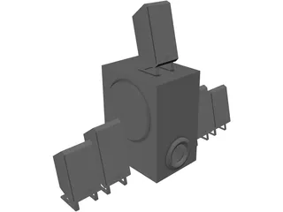 Creative Inspire T5400 Speakers 3D Model preview