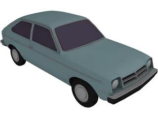 Chevrolet Chevette (1977) 3D Model preview