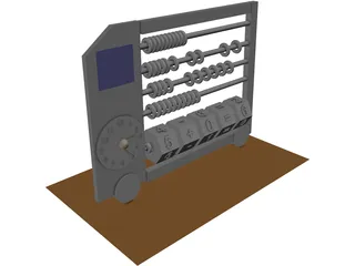 Abacus 3D Model preview