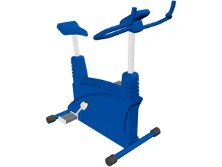 Exercise Bike 3D Model preview