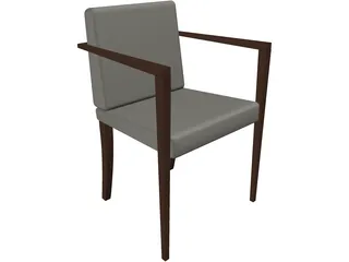 Chair Frenchline 3D Model preview