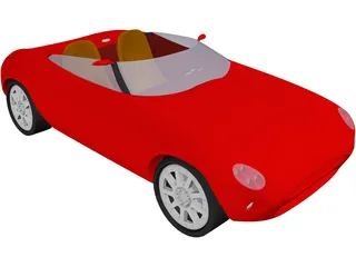 Jaguar F-Type Concept 3D Model preview