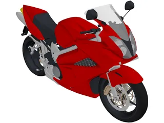 Honda Interceptor 3D Model preview