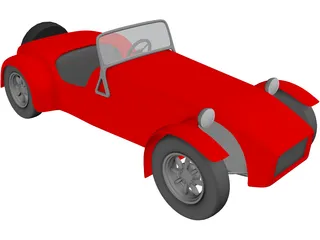 Lotus Super Seven 3D Model preview
