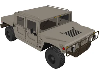 Hummer H1 3D Model preview