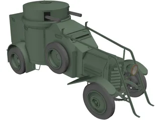 Lancia LZM 3D Model preview