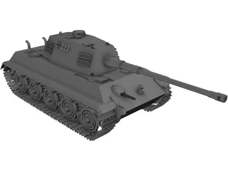 Panther PzKw V 3D Model preview