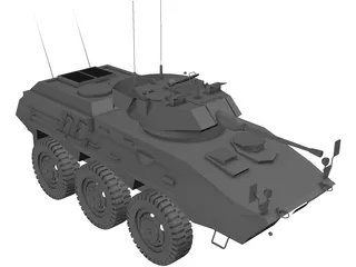 Mowag Piranha 3D Model preview