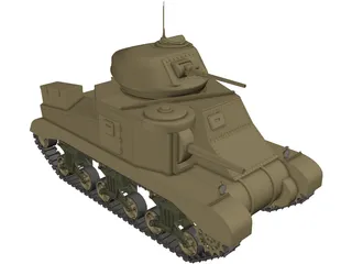 M-3 General Grant 3D Model preview