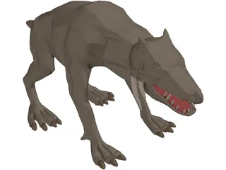 Mr. Tusker Abnormal Creature 3D Model preview