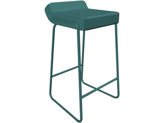 Stool 3D Model preview